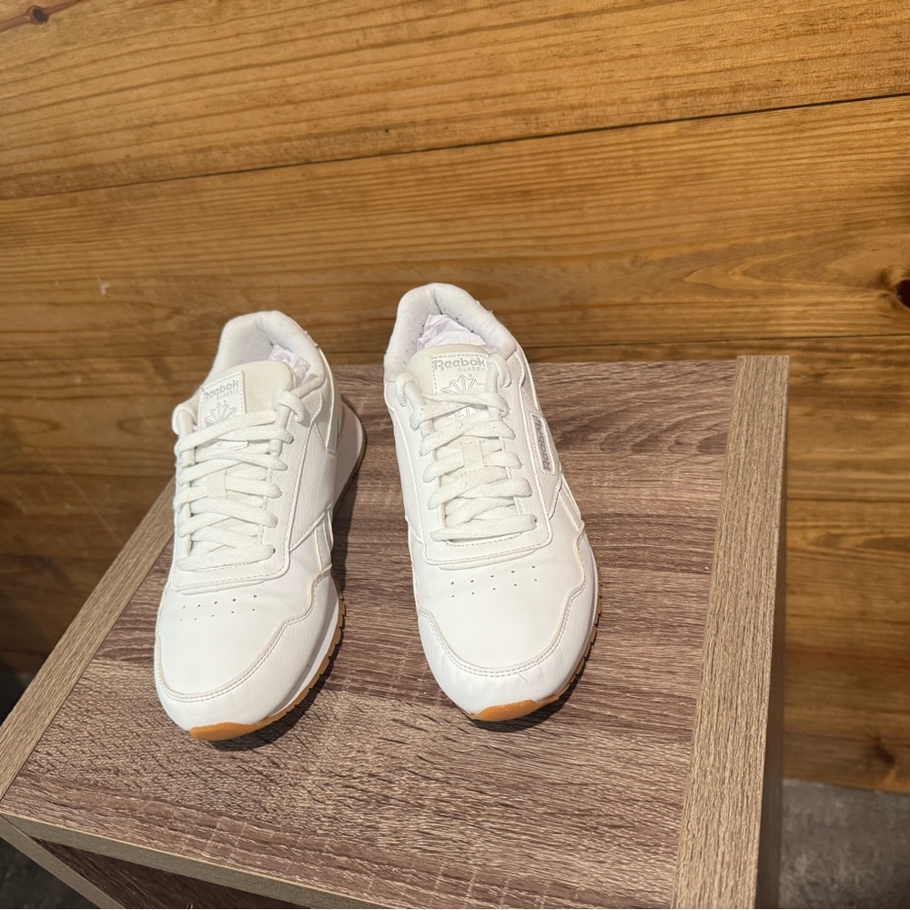 Reebok White Athletic Shoes